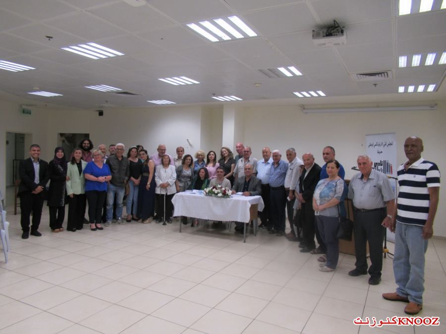 دراستان للفنان وسام جبران في أمسية إشهارها في نادي حيفا الثقافي